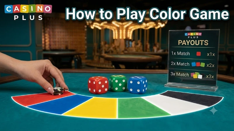 How to win Color Game Casino Plus colors dice payouts