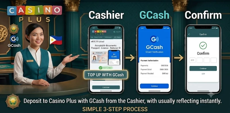 Casino Plus GCash deposit top up account Philippines