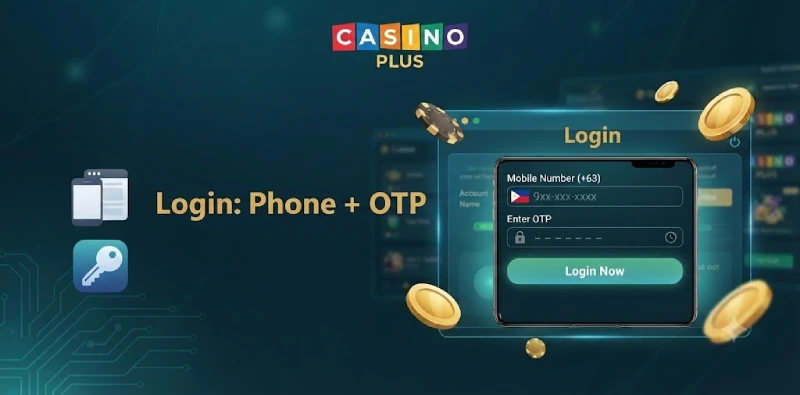 Casino Plus mobile login phone number OTP password