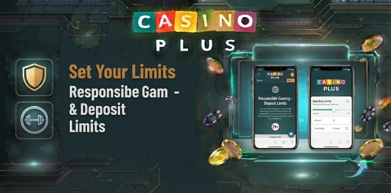 Casino Plus set deposit spending limits responsible gaming