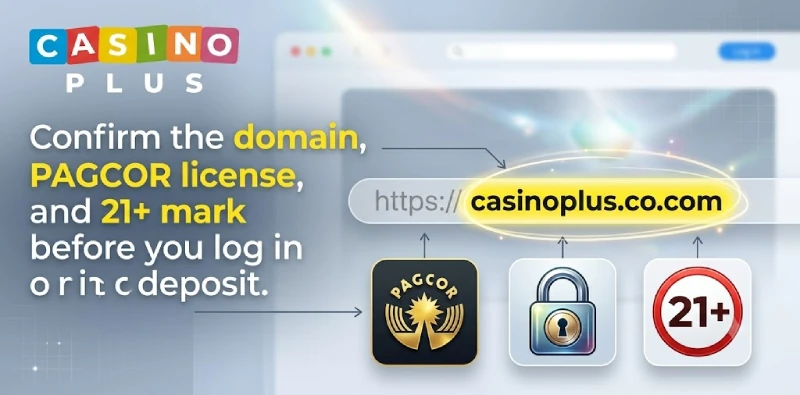 Casino Plus official site check domain PAGCOR license