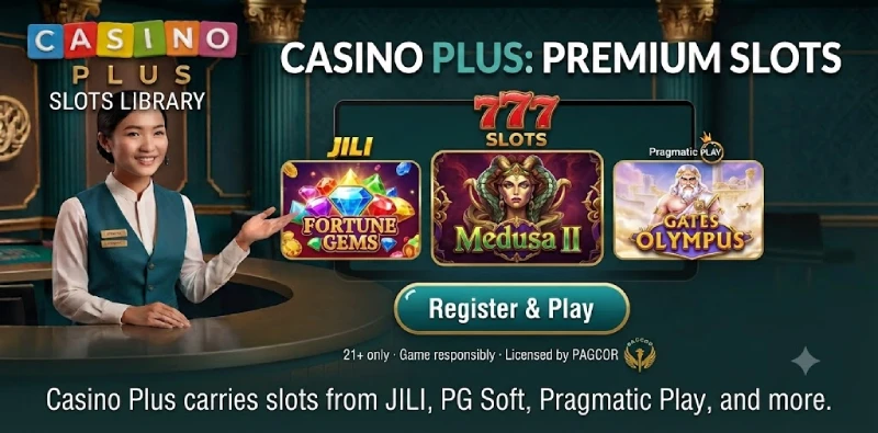 Casino Plus slots JILI PG Soft Pragmatic Play library