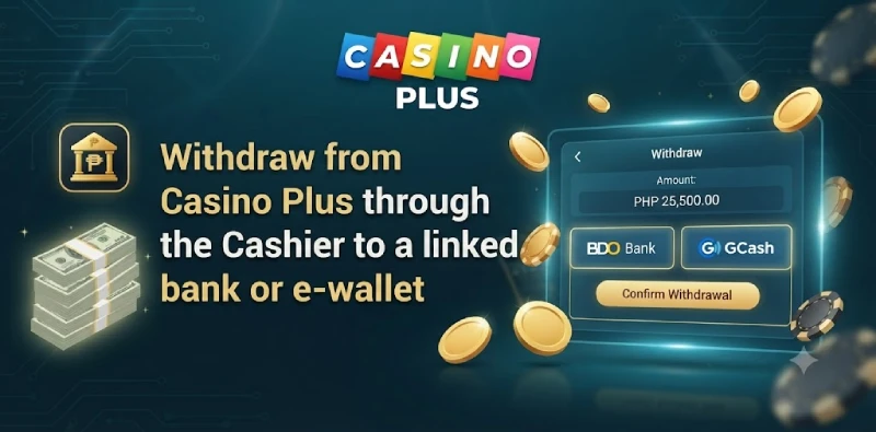 Casino Plus withdrawal cash out winnings cashier