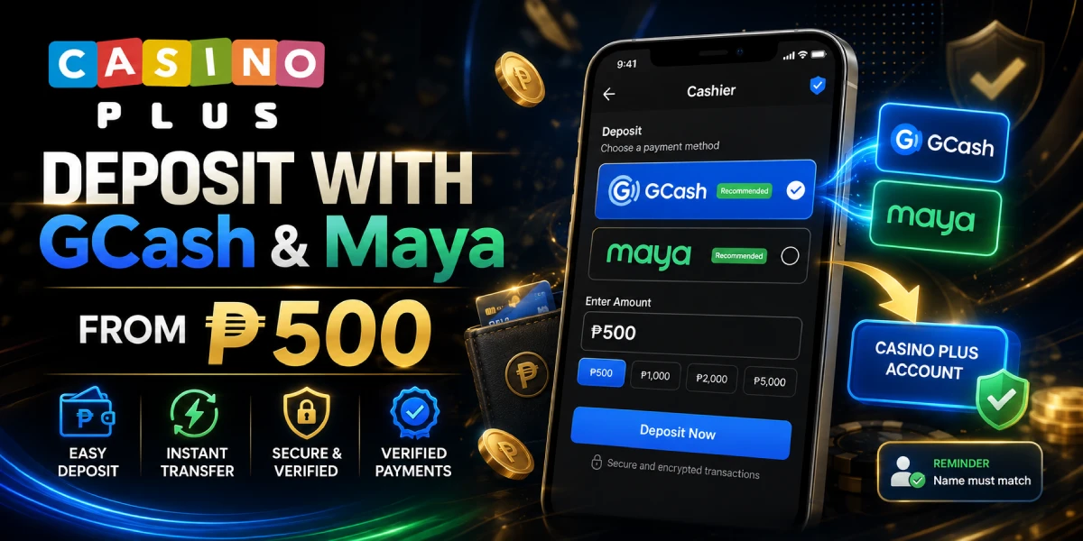Casino Plus GCash Maya deposit