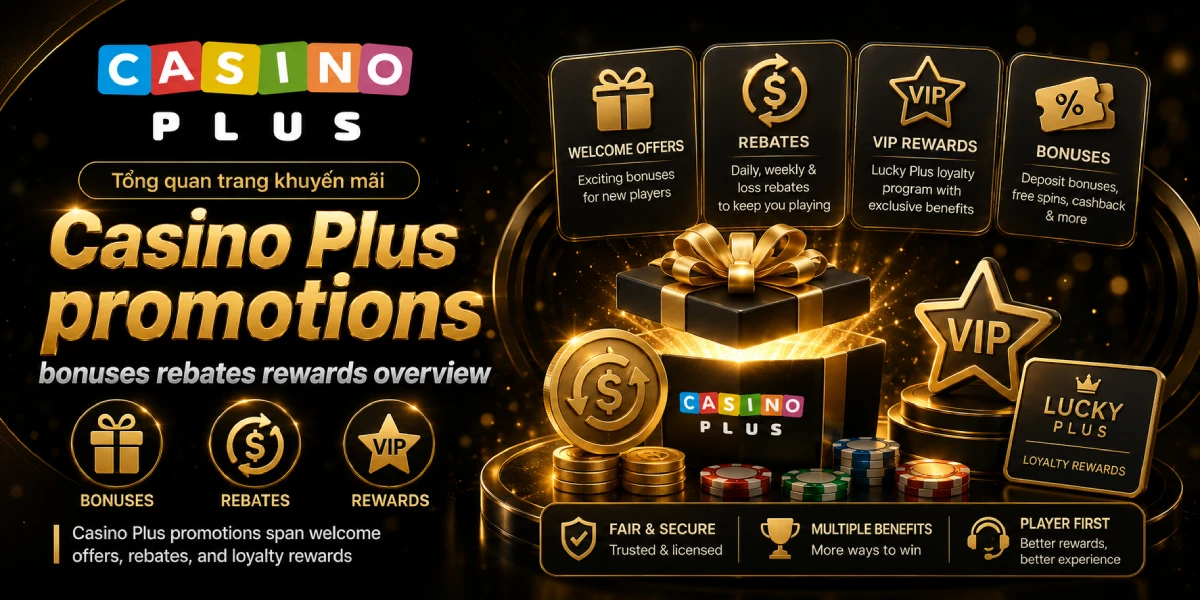 Casino Plus promotions bonuses rebates rewards overview
